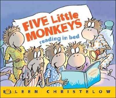 Five Little Monkeys Reading in Bed