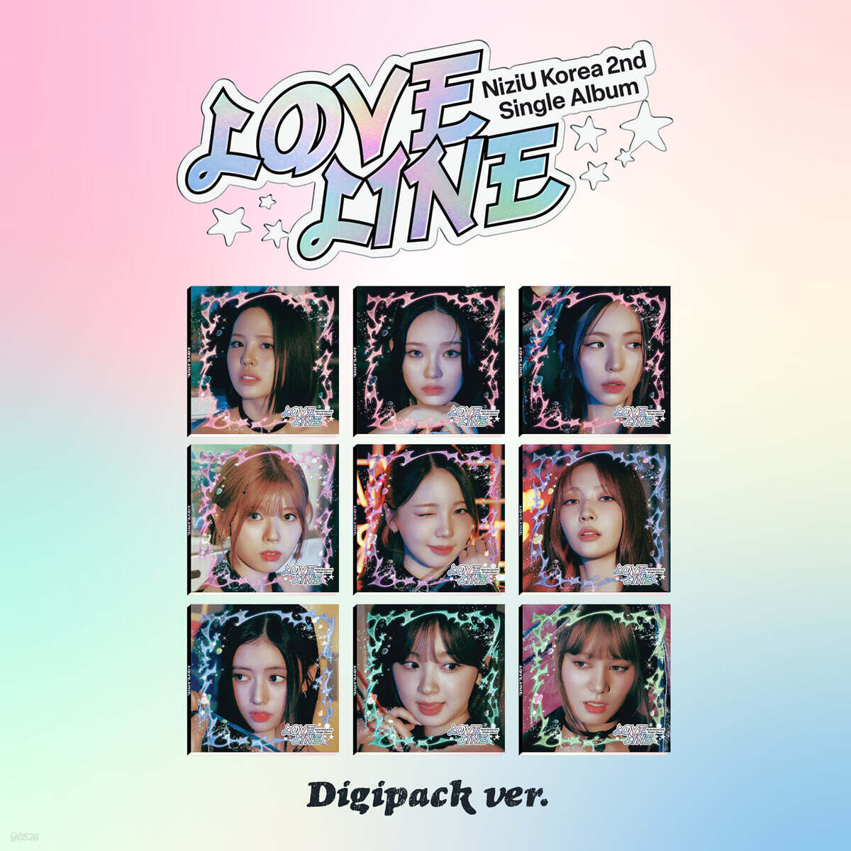 NiziU (니쥬) - KOREA 2nd Single Album : LOVE LINE [디지팩 ver.][9종 중 랜덤발송]