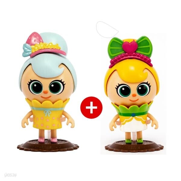 브레드이발소 미니컵 파스텔봉봉코튼캔디+블루베리레몬크림