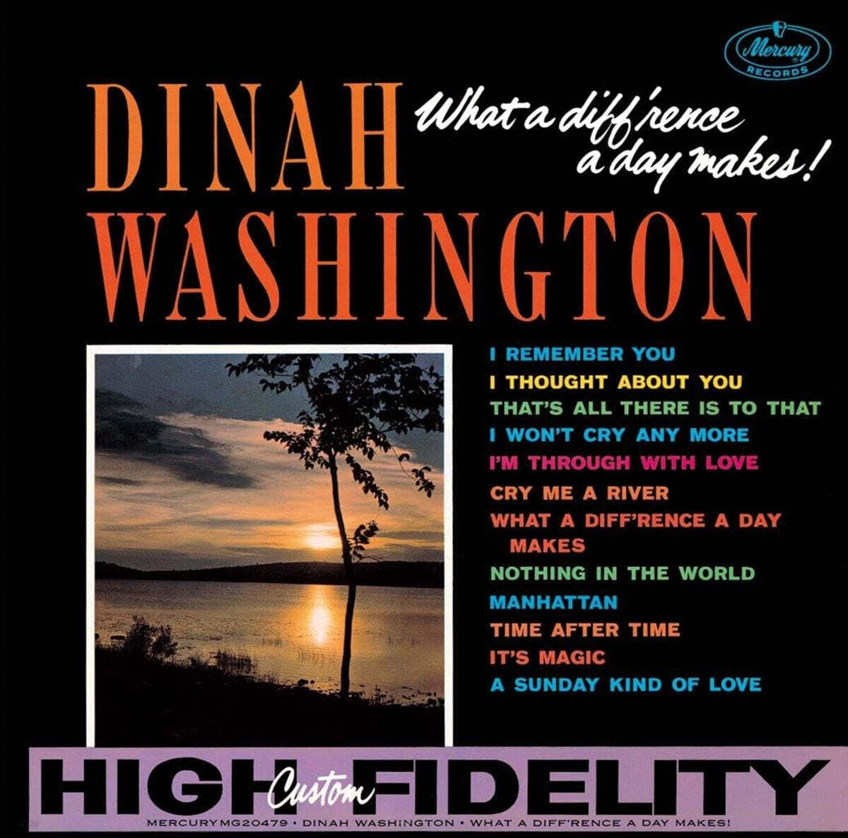 Dinah Washington (디나 워싱턴) - What A Difference A Day Makes
