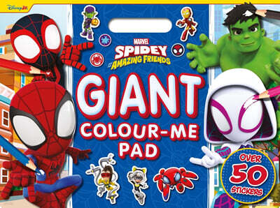 Marvel Spidey and his Amazing Friends: Giant Colour-Me Pad