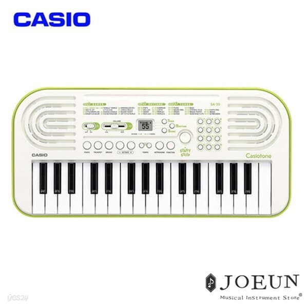 [CASIO] 카시오 전자 키보드 SA-50 미니건반 / 공식수입정품 A/S가능