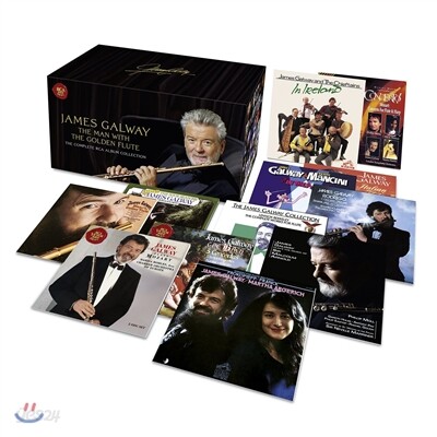 James Galway - The Man With The Golden Flute / 제임스 골웨이 RCA 녹음 전집 [71CD + 2DVD 수입한정반]