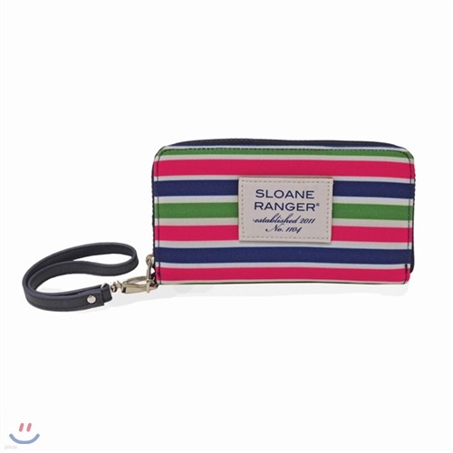 [Sloane Ranger] Smartphone wallet Ʈ - Slonie Stripe