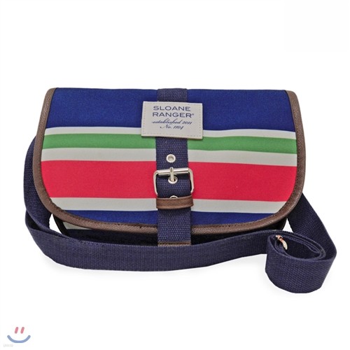 [Sloane Ranger] Saddle Crossbody  ũν - Slonie Stripe