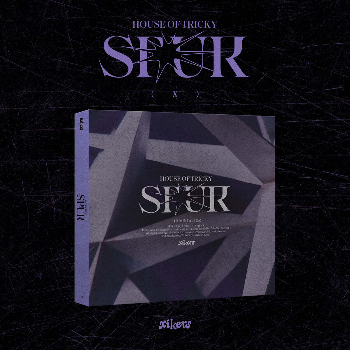 싸이커스 (xikers) - 5TH MINI ALBUM [HOUSE OF TRICKY : SPUR][X ver.]
