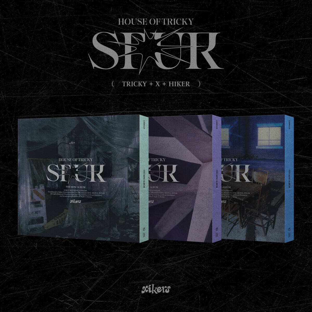 싸이커스 (xikers) - 5TH MINI ALBUM [HOUSE OF TRICKY : SPUR][3종 SET]