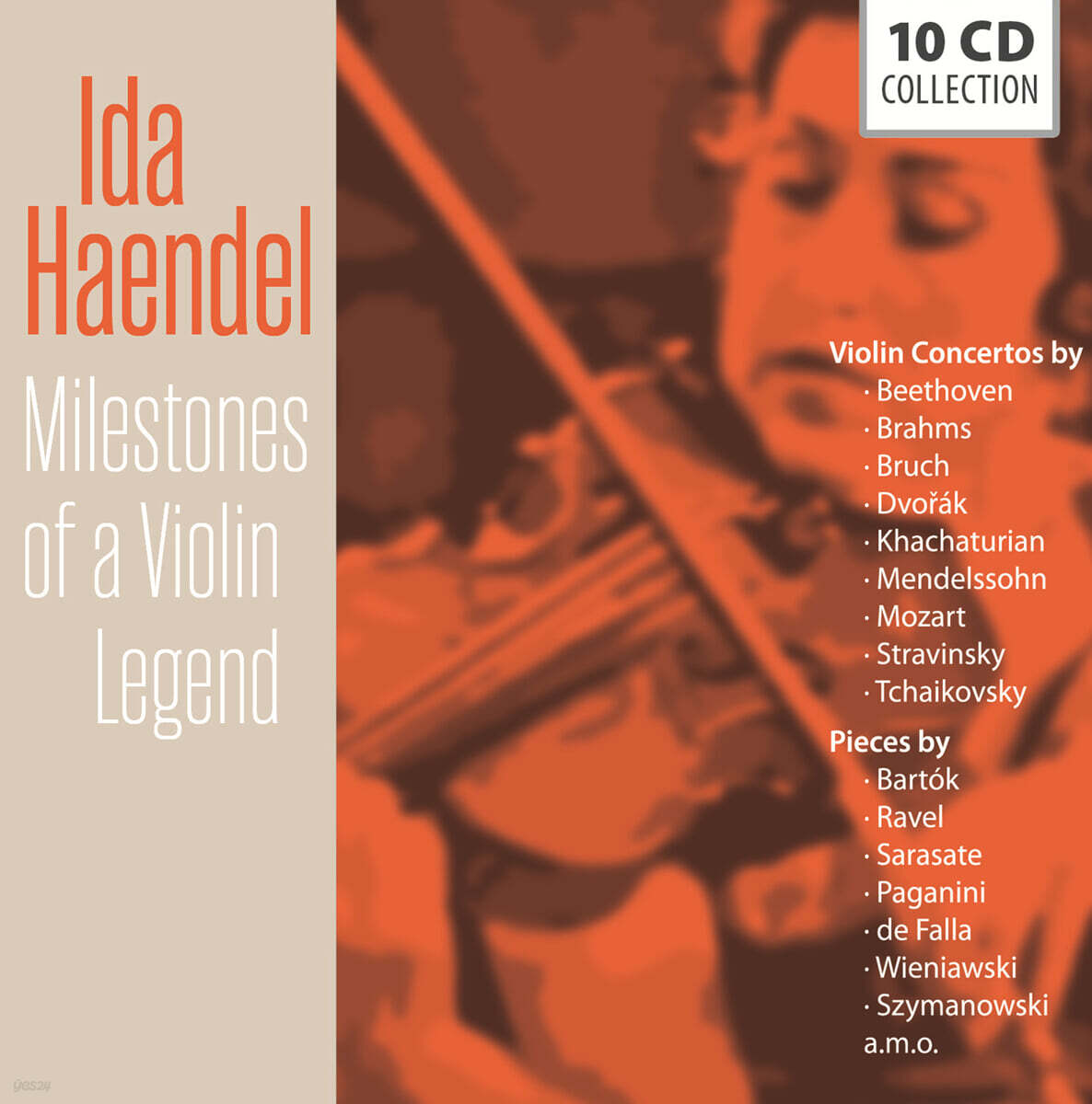 Ida Haendel 이다 헨델 앨범 컬렉션 (Milestones of a Violin Legend) [10CD 박스세트]