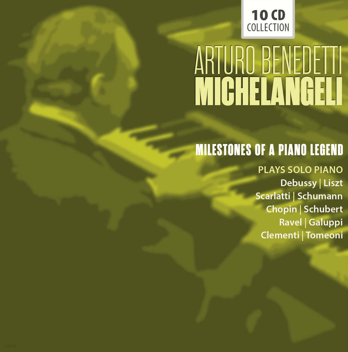 Arturo Benedetti Michelangeli 피아노의 전설, 미켈란젤리 독주곡 모음집 (Milestones of a Piano Legend) [10CD 박스세트]
