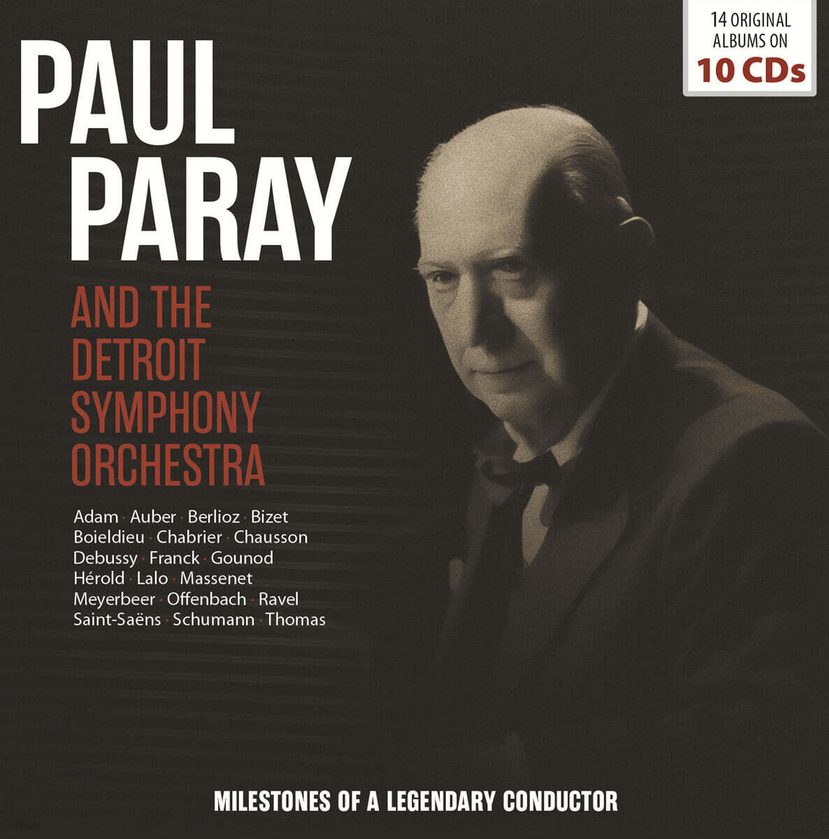 Paul Paray / Detroit Symphony Orchestra 폴 파레와 디트로이트 심포니 명연집 (14 Original Albums) [10CD 박스세트]