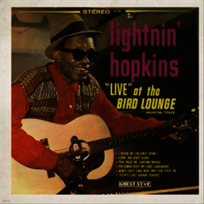 Lightnin' Hopkins — Live At The Bird Lounge 앨범 커버