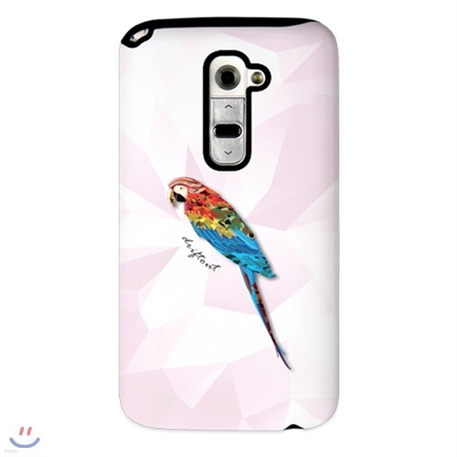 [a-step]̽ ̽ Camo Parrot Pink -LG G2