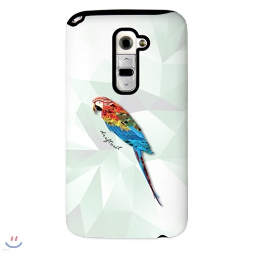 [a-step]̽ ̽ Camo Parrot Green -LG G2