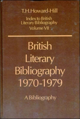 British Literary Bibliography 1970-1979