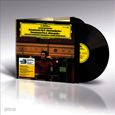 브루크너: 교향곡 4번 '낭만적' (Bruckner: Symphony No.4 'Romantic') (180g)(2LP) - Daniel Barenboim