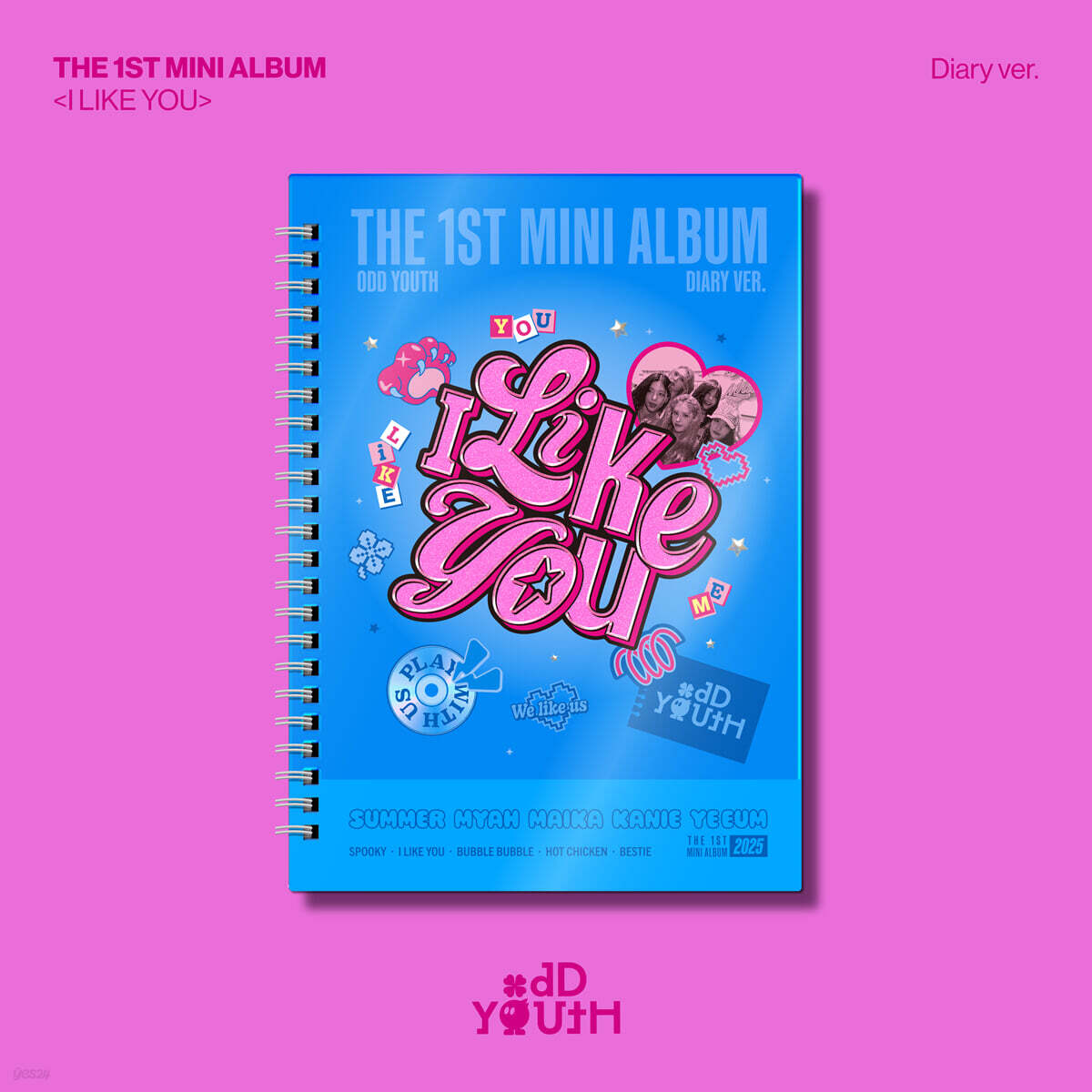 오드유스 (ODD YOUTH) - 미니앨범 1집 : I LIKE YOU [Diary ver.]