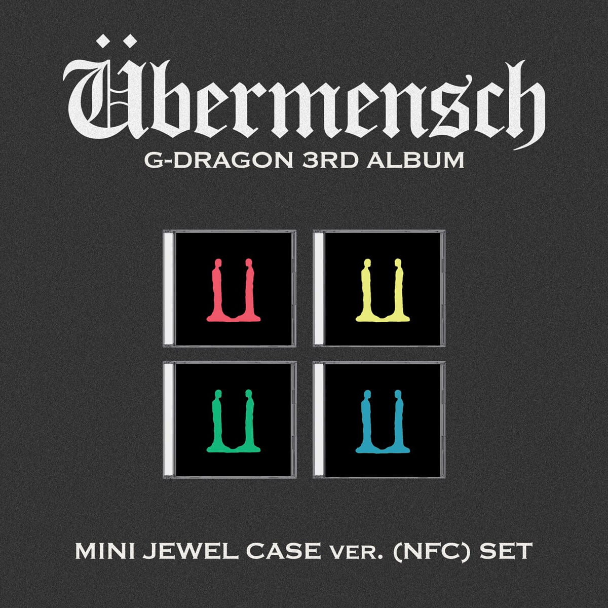 지드래곤 (G-DRAGON) -  3RD ALBUM [Übermensch][MINI JEWEL ver.](NFC)(4종 중 랜덤 발송)