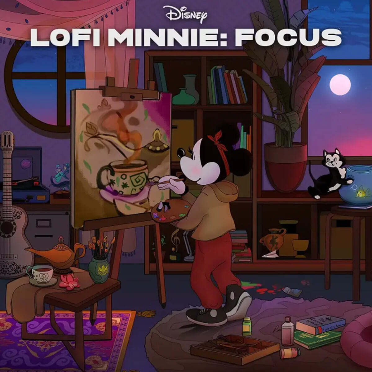 디즈니 로파이 미니 음악 모음집 (Lofi Minnie: Focus) [퍼플 컬러 LP]