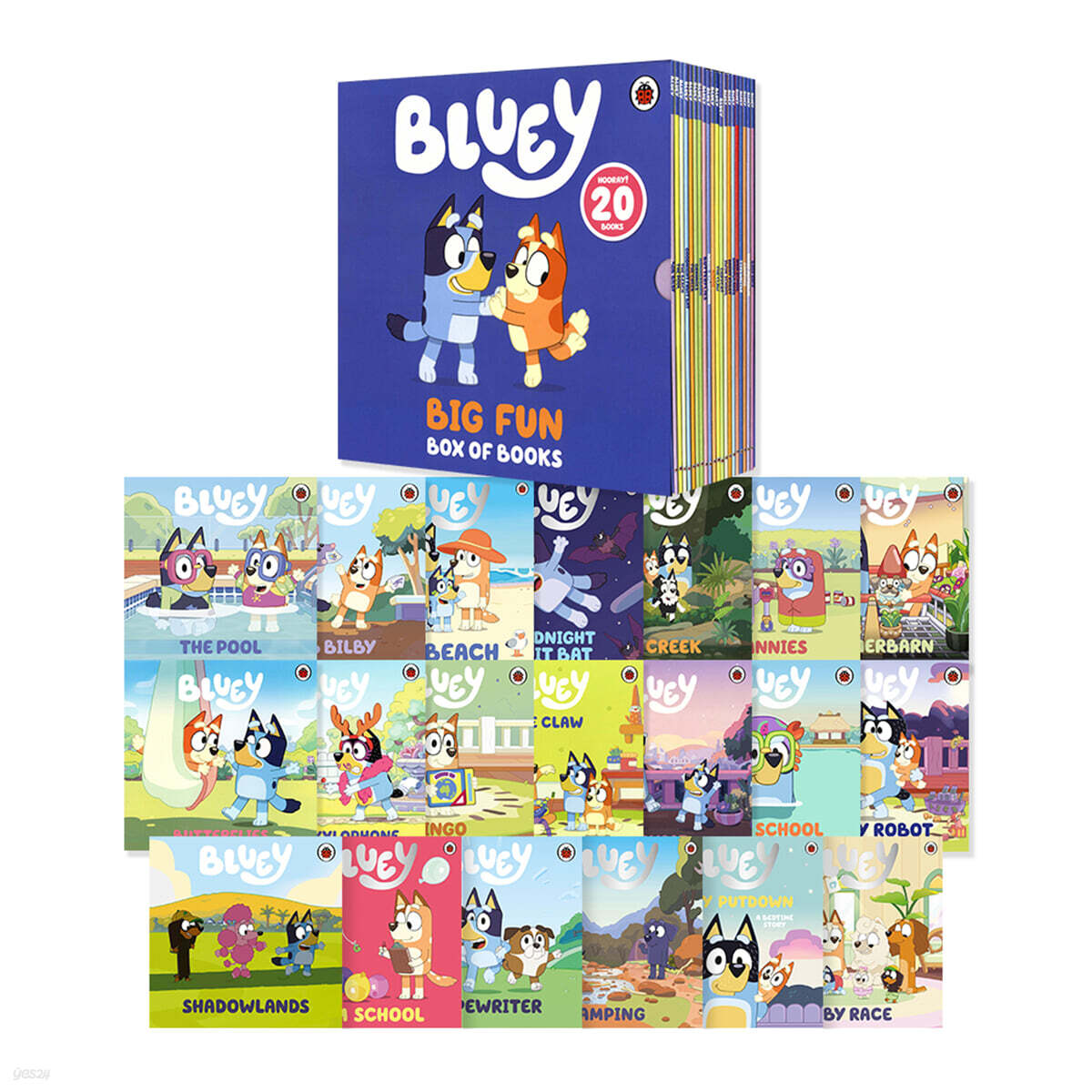 Bluey Big Fun Box of Books (20 books)