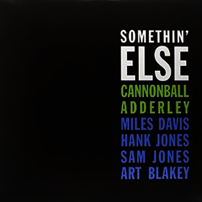 Cannonball Adderley — Somethin' Else 앨범 커버