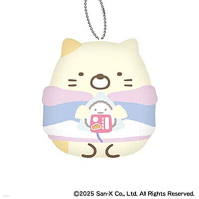 すみっコぐらし わくわくたぴおかコンビニ モフモフダイカットコインケ-ス D ねこ