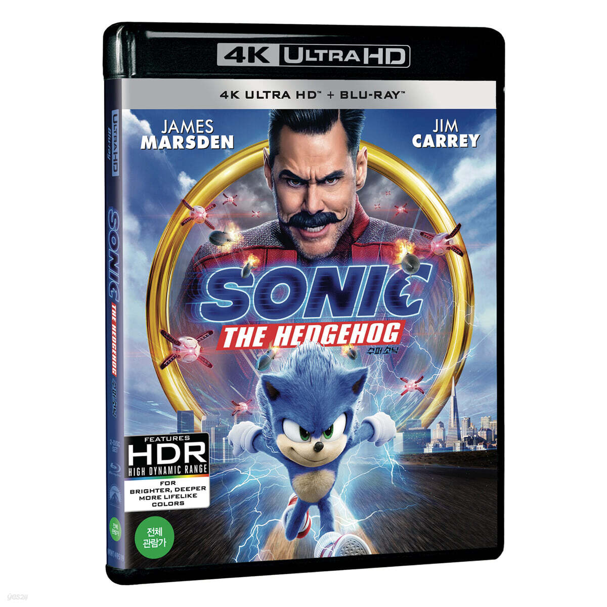 수퍼 소닉 (2Disc, 4K UHD) : 블루레이