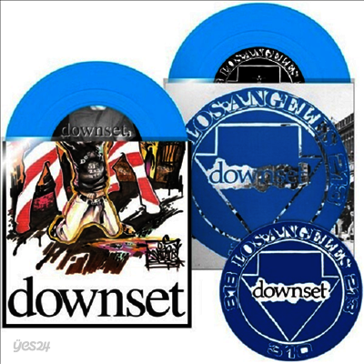 downset. - Anger/Ritual & About Ta Blast (7 Inch Colored Single LP)