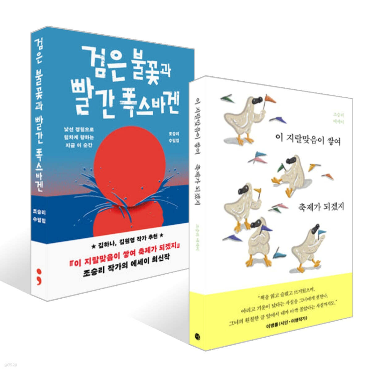 이 지랄맞음이 쌓여 축제가 되겠지 + 검은 불꽃과 빨간 폭스바겐 세트