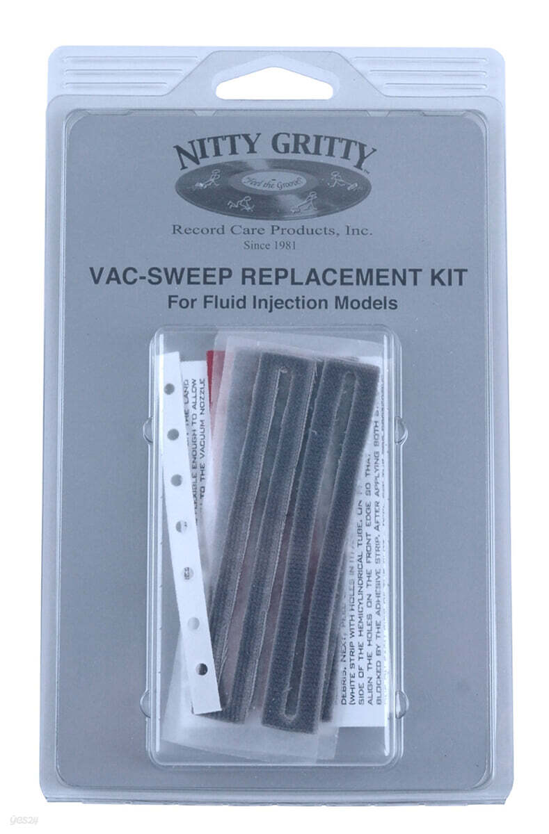 Nitty Gritty Vac-Sweep 레코드 클리너 교체 키트 (Nitty Gritty Vac-Sweep Replacement Kit (Fluid Injection Models Only)