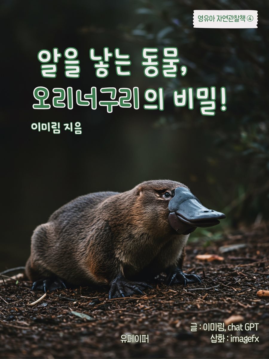알을 낳는 동물, 오리너구리의 비밀!