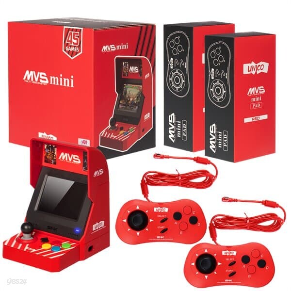SNK 네오지오 홈 아케이드 게임기 NEOGEO MVS mini DELUXE /레트로게임기 정품라이센스