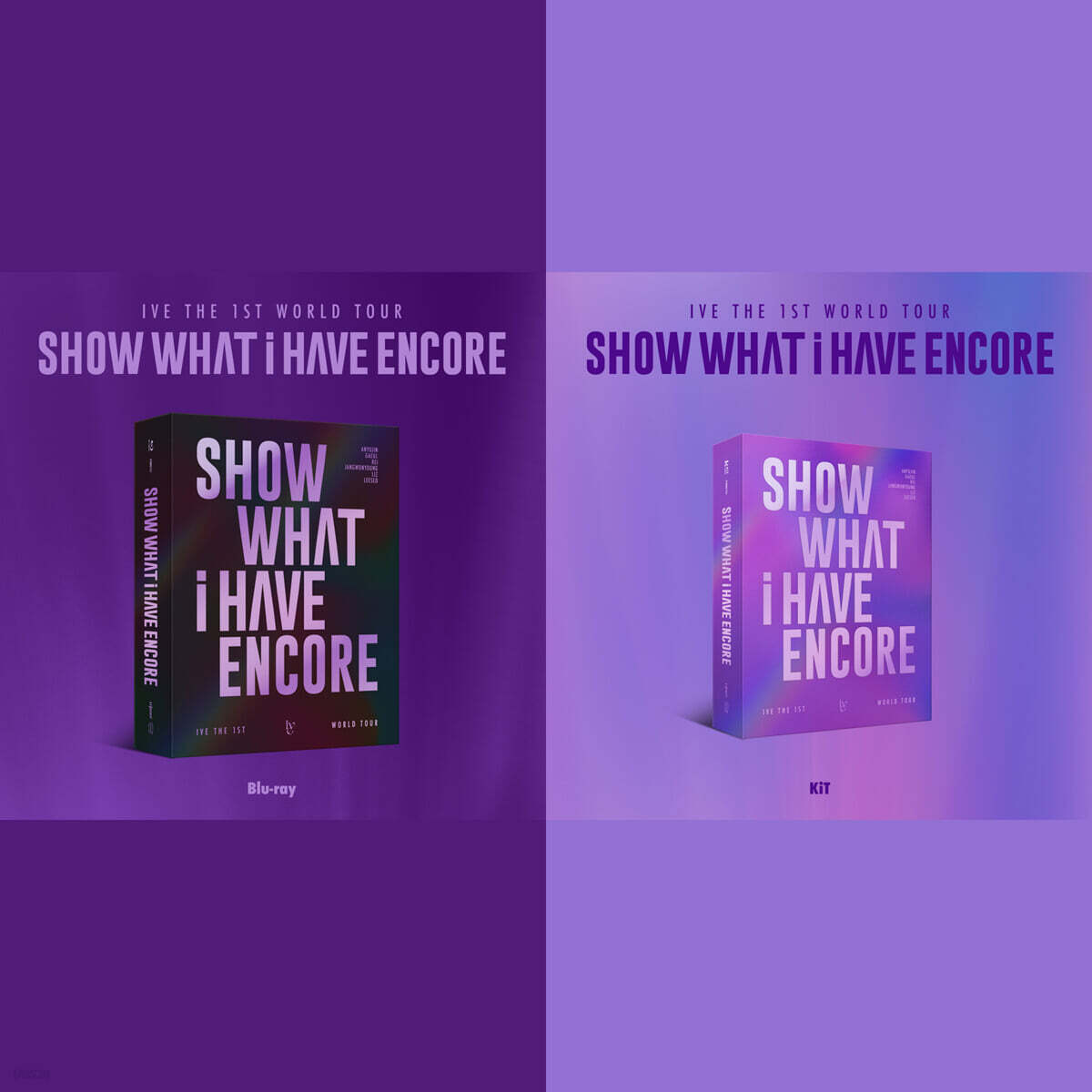 IVE (아이브) - IVE THE 1ST WORLD TOUR [SHOW WHAT I HAVE - ENCORE] Blu-ray + KiT VIDEO SET