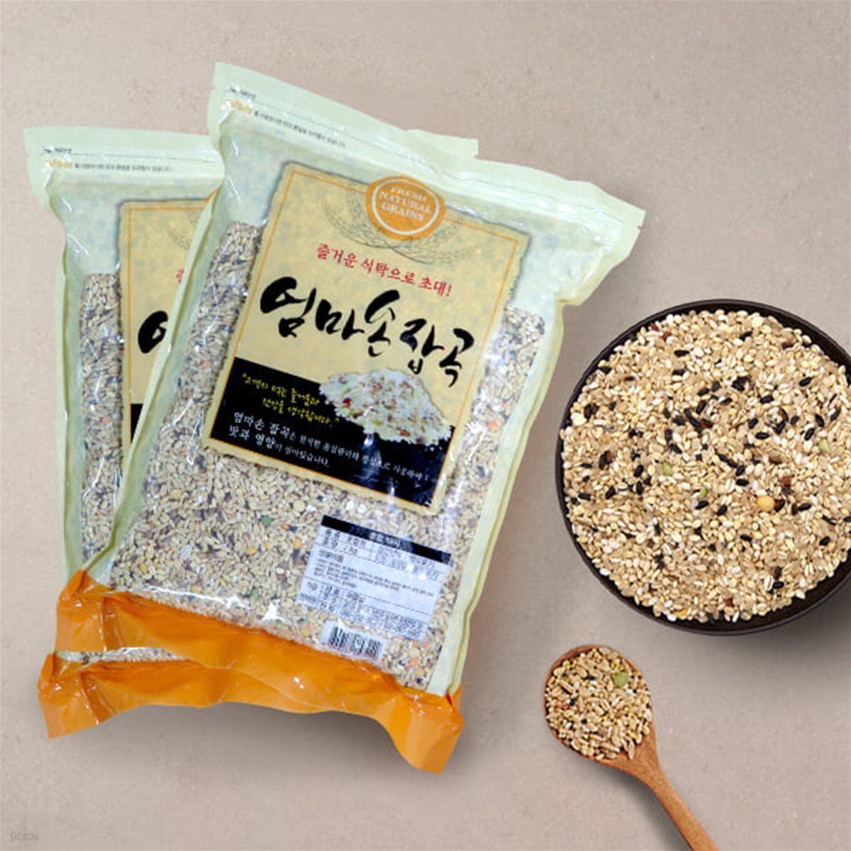 [해뜰날] 1+1 엄마손잡곡 혼합19곡/2kg+2kg