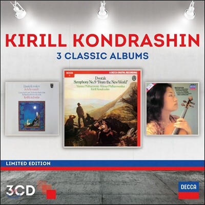 Kirill Kondrashin 키릴 콘드라신 - 베토벤: 바이올린 협주곡 / 보로딘: 교향곡 2번 / 드보로작: 교향곡 9번 `신세계로부터` (3 Classic Albums_