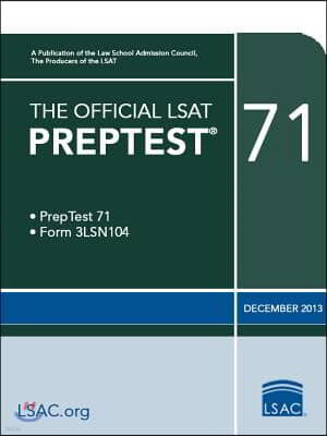 The Official LSAT Preptest 71: Dec. 2013 LSAT