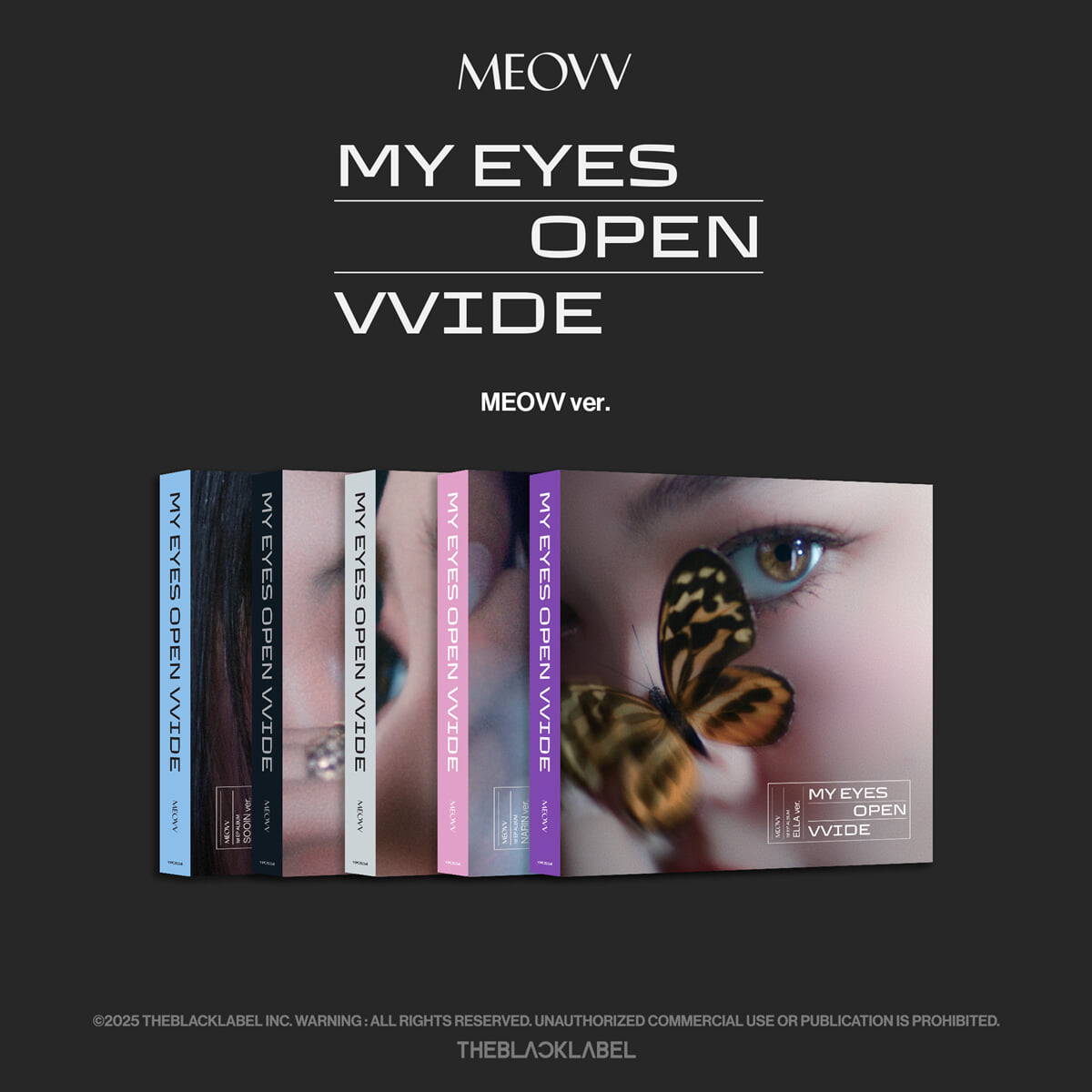 meovv yetimall 広州サイン会 トレカ 5枚セット MEOVV (미야오) - 1st EP ALBUM 'MY EYES OPEN VVIDE' [MEOVV