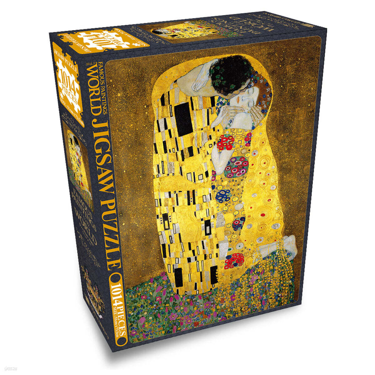 명화 직소퍼즐 1014PCS : 키스 1909