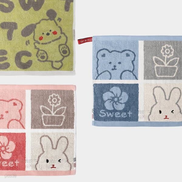 톡톡 주방 핸드타올 2p(색상랜덤)