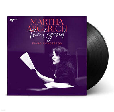Martha Argerich — Martha Argerich 마르타 아르헤리치 피아노 협주곡 모음집 (The Legend: Piano Concertos) 앨범 커버