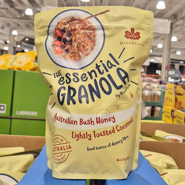 브룩팜 에센셜 그래놀라 시리얼 1kg / 간편식 아침식사대용