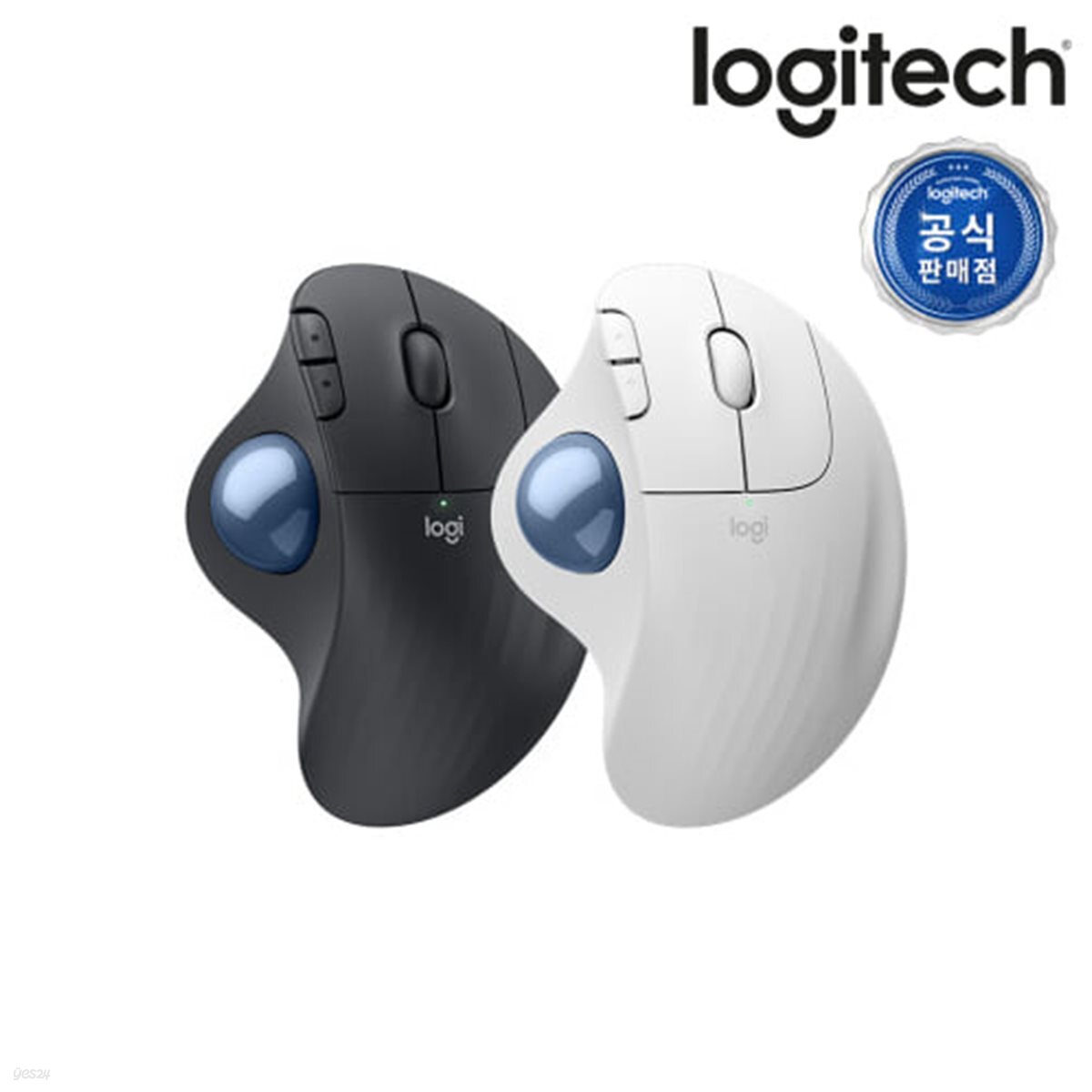 [로지텍코리아] 인체공학 무소음 무선 트랙볼 마우스 (ERGO M575 S)
