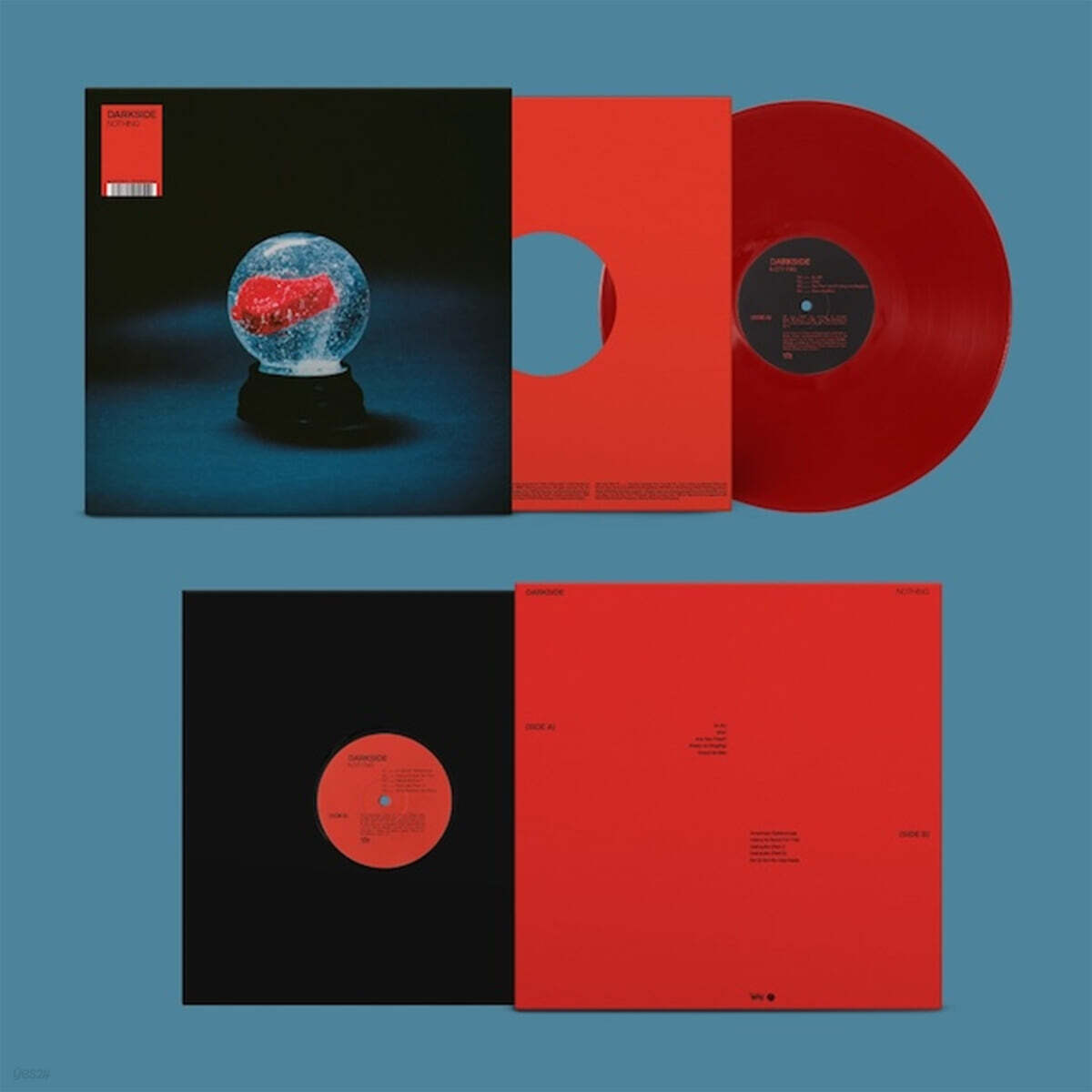 DARKSIDE (다크사이드) - Nothing [레드 컬러 LP]