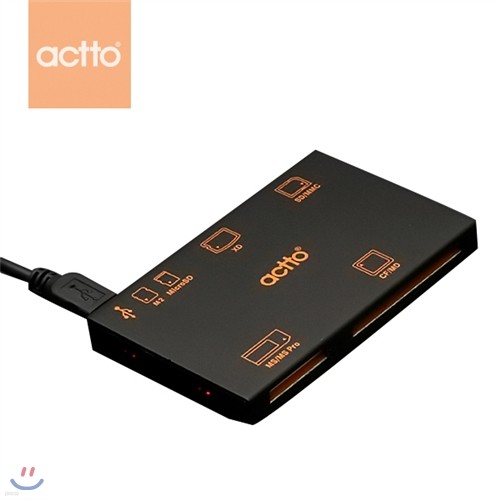 ACTTO/엑토 초콜릿 카드리더기 CRD-14 [0154039404]
