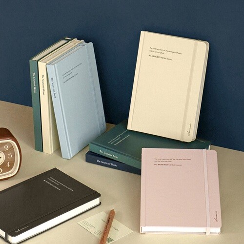 아이코닉 수베니어 B6 밴드 양장노트 (라인)