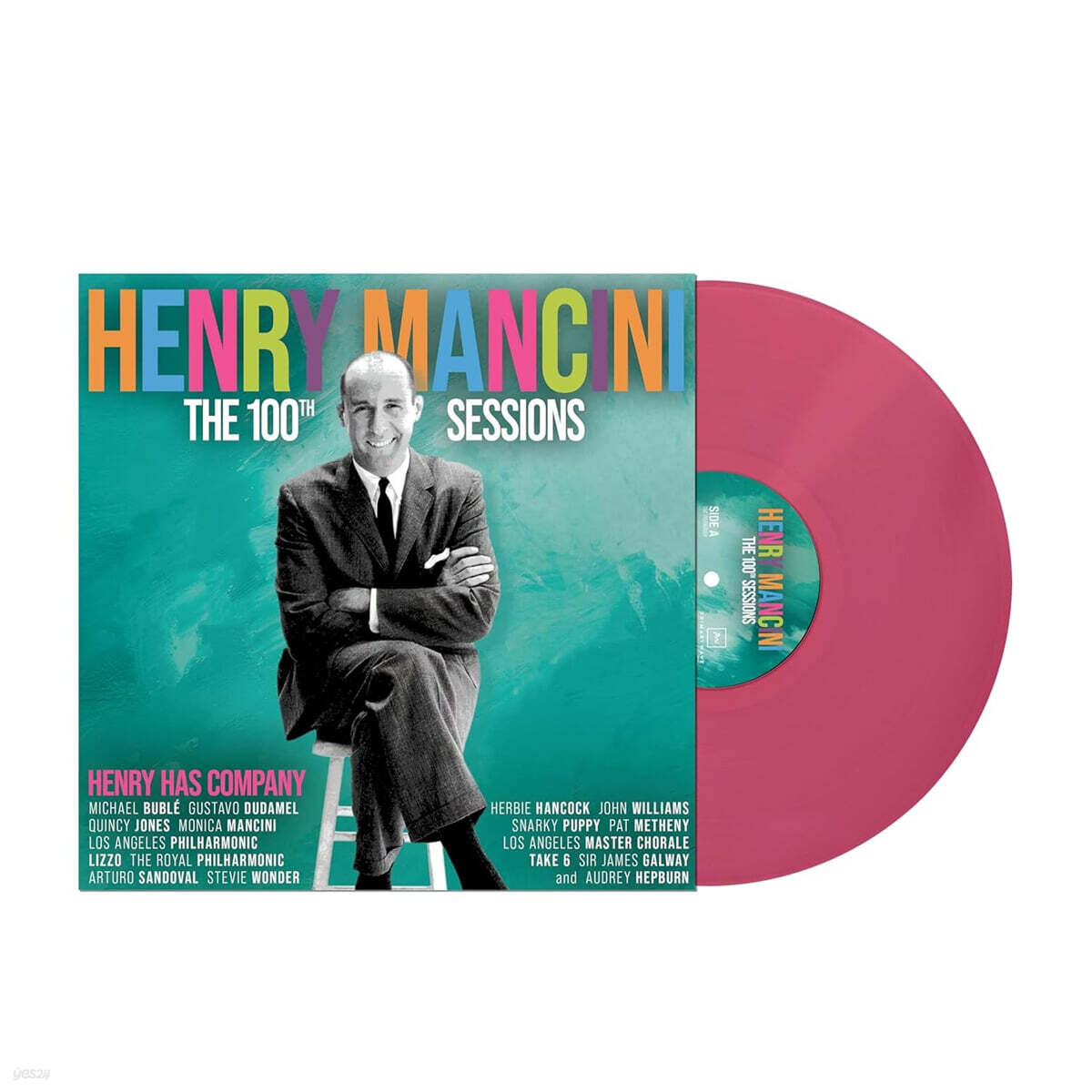 헨리 맨시니 탄생 100주년 기념 트리뷰트 앨범 (Henry Mancini The 100th Sessions: Henry Has Company) [핑크 컬러 LP]