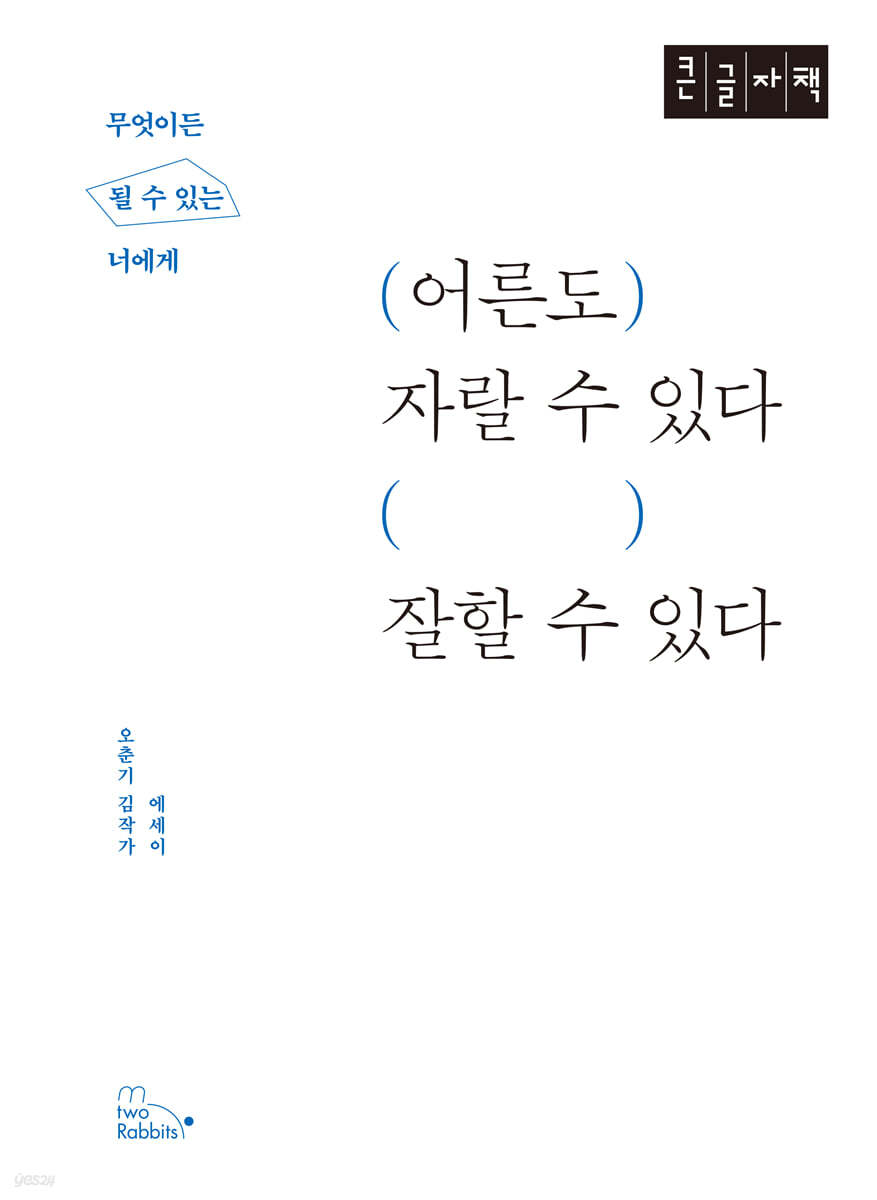 어른도 자랄 수 있다, 잘할 수 있다 (큰글자책)