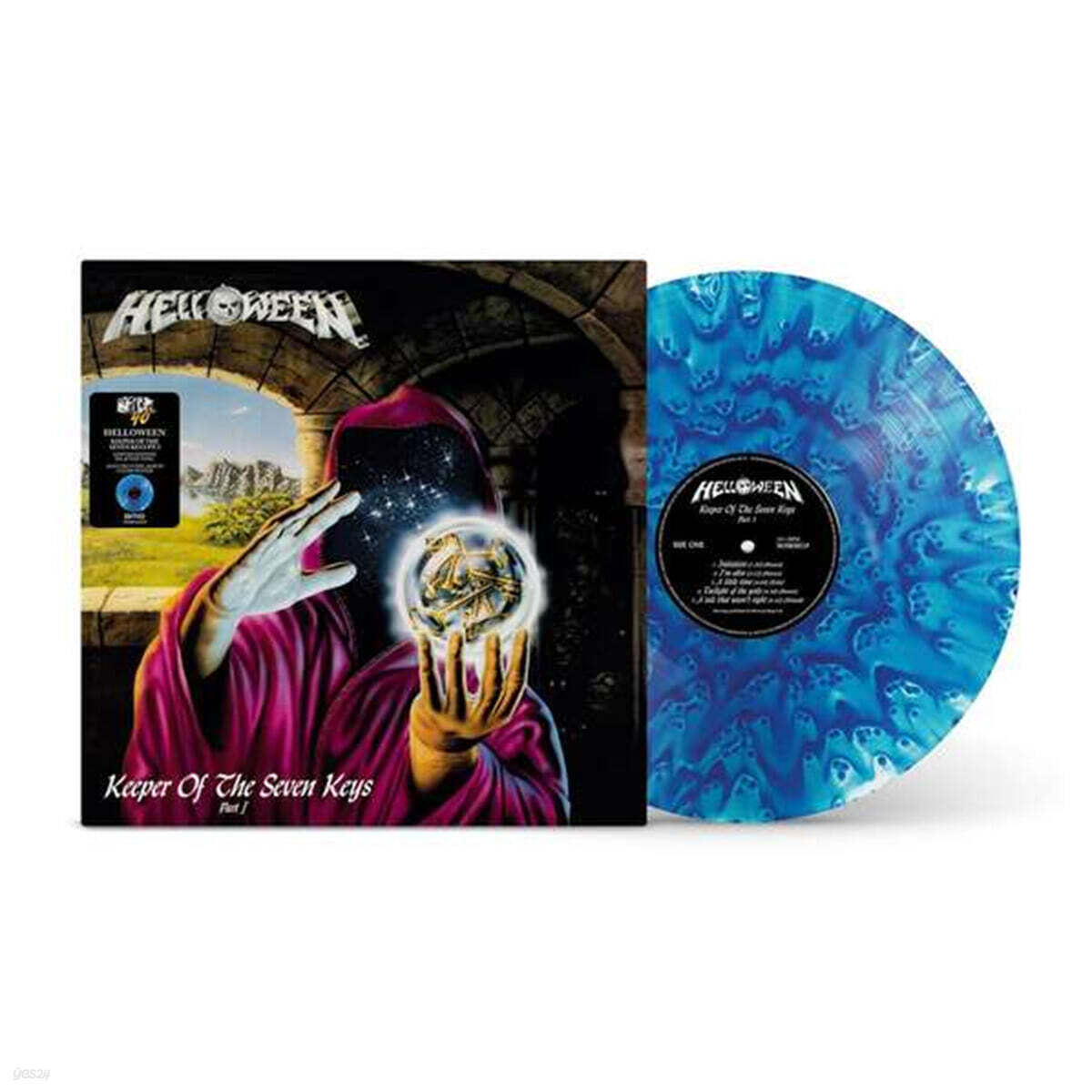 Helloween (헬로윈) - Keeper Of The Seven Keys, Pt. 1 [블루 스플래터 컬러 LP]