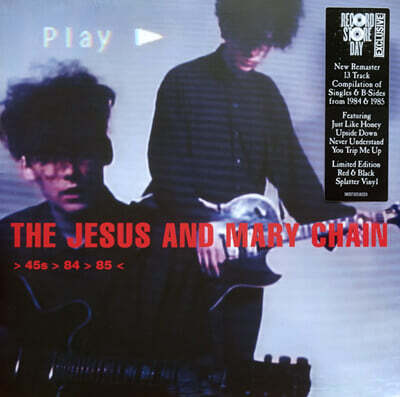 The Jesus And Mary Chain (지저스 앤 매리 체인) - > 45s > 84 > 85 < [레드 & 블랙 스플래터 컬러 LP]