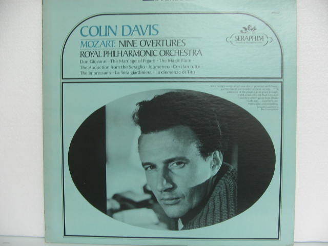 Colin Davis  -  MOZART NINE OVERTURES (USA SERAPHIM)   