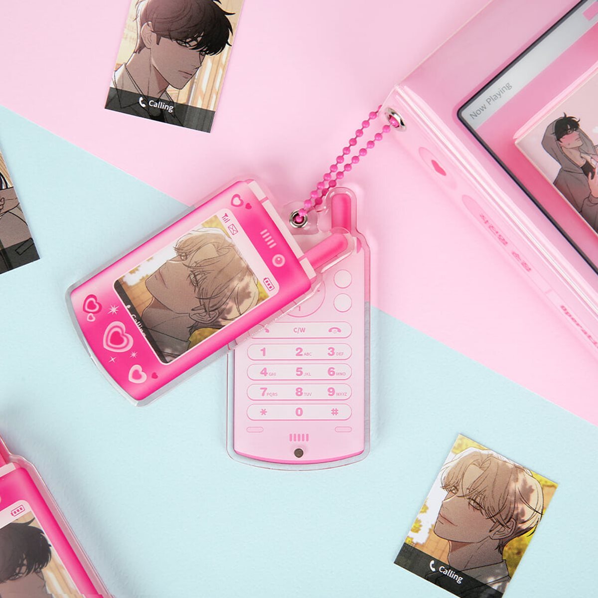 작전명 순정 젤리팝 포토 키링 홀더